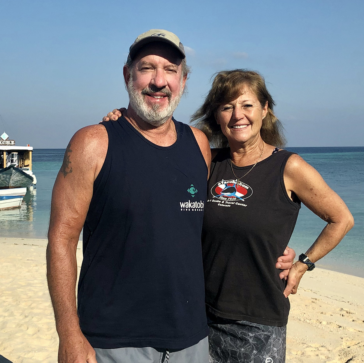 Scott and Lynn Taylor in Indonesia