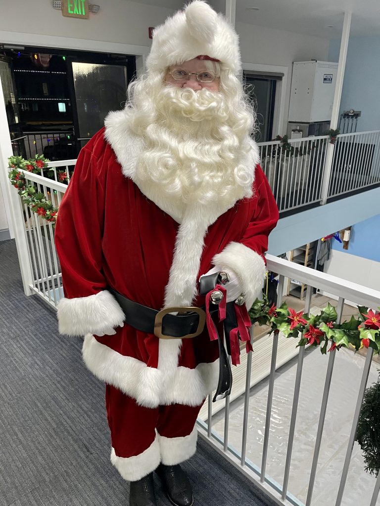 Scott Taylor dressed as Santa