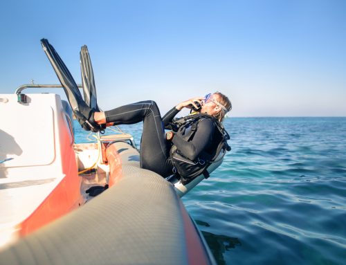 Why Do Scuba Divers Dive Backwards?